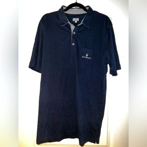 3XL Maserati Navy Blue Polo (fits large)
